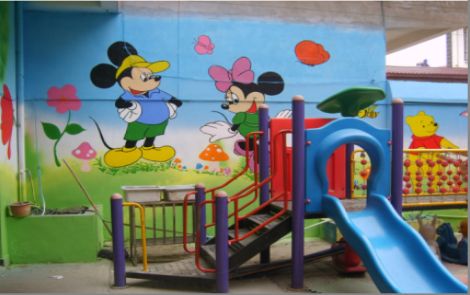濮阳幼儿园室外彩绘